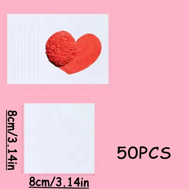 10/100Pcs 3D Drawing Magic Canvas Sponge Kids DIY Kids Painting Paper 3D Art Drawing Paper for Kids DIY Painting