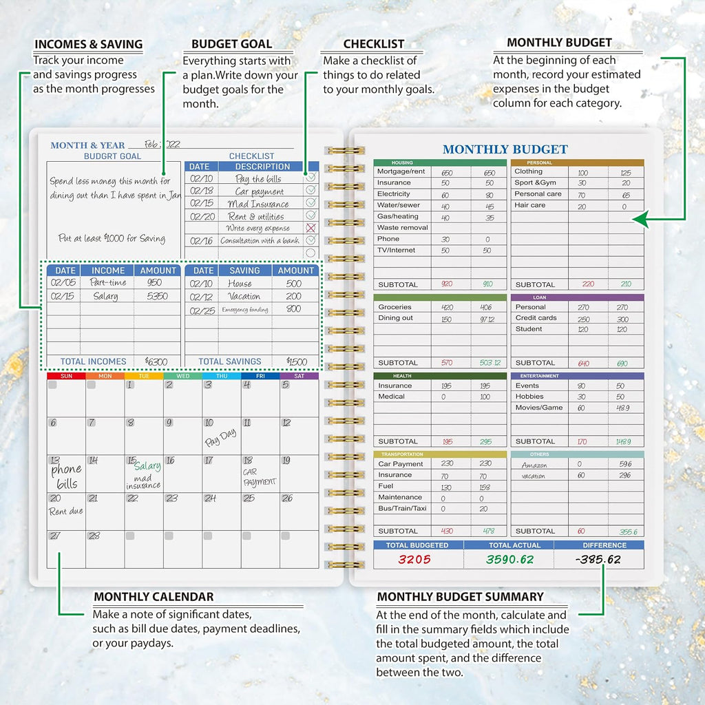 Budget Planner - Monthly Finance Organizer
