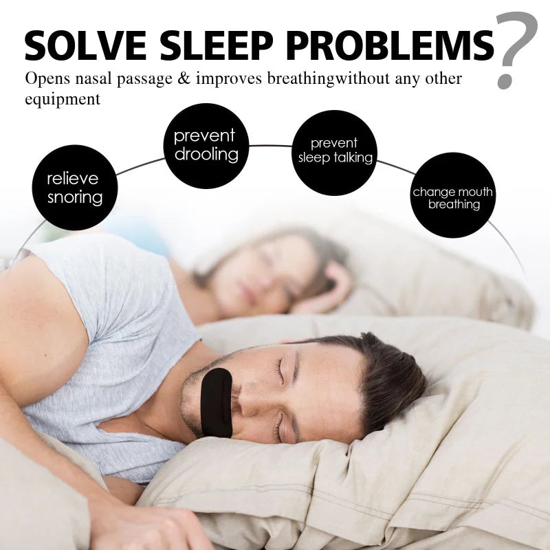 Mouth Tape Sleep Strips - Anti-Snoring