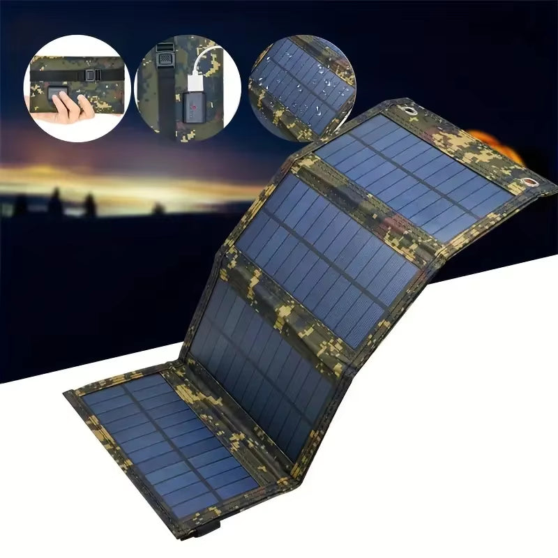 Portable Foldable Solar Panel Charger - Emergency Power