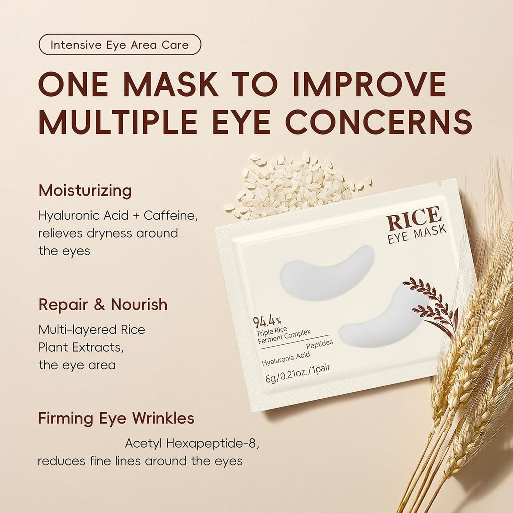 Rice Eye Mask under Eye Patches Collagen