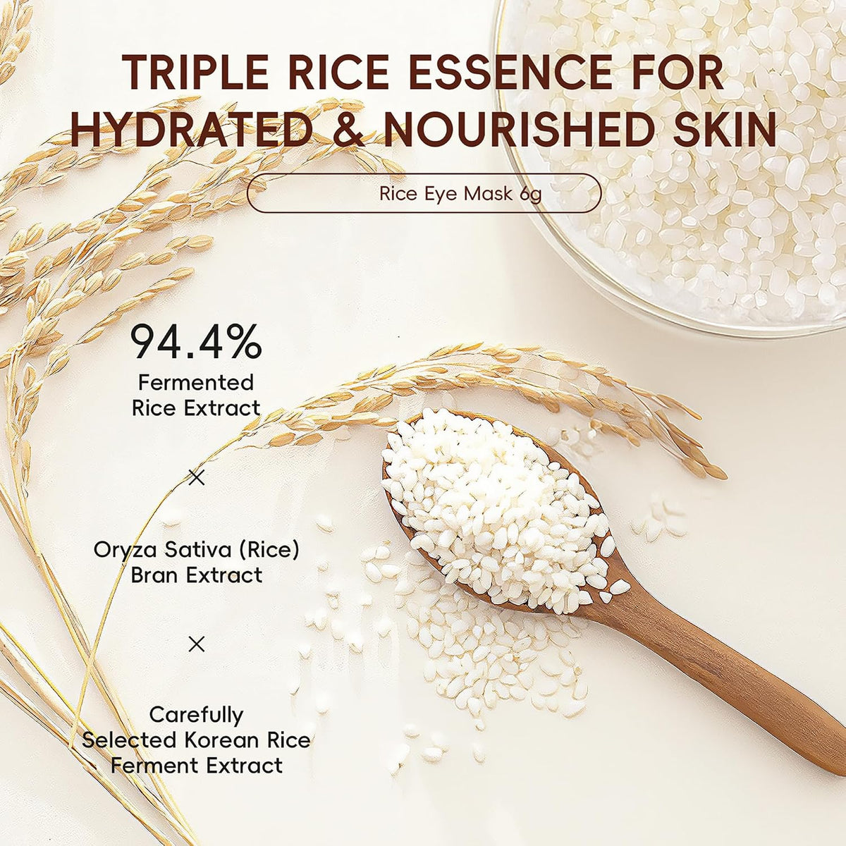 Rice Eye Mask under Eye Patches Collagen