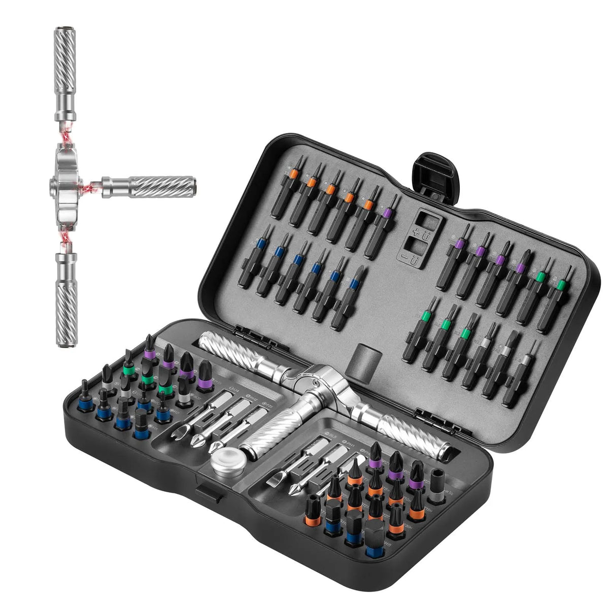 24/66/100In1 Multifunction Ratchet Screwdriver Set Multi Magnetic Bits Mini Repair Tool Kit Household Tool for PC & Iphone