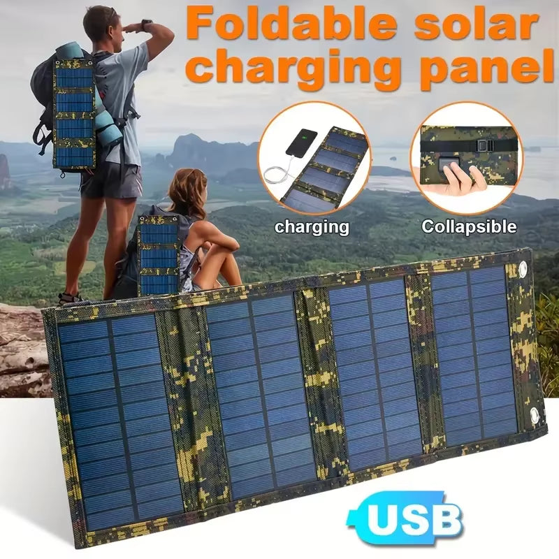 Portable Foldable Solar Panel Charger - Emergency Power