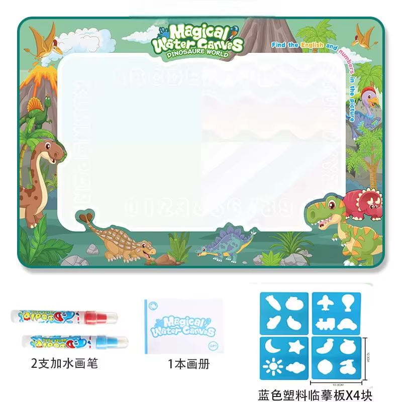 Oversized Magical Water Canvas Pens Montessori Toys Learning Blanket Writing Drawing Repeated Graffiti Painting Toy