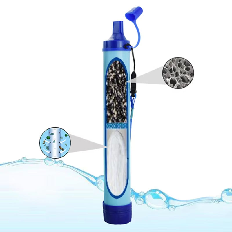 Outdoor Emergency Water Filter Straw - Portable Purifier