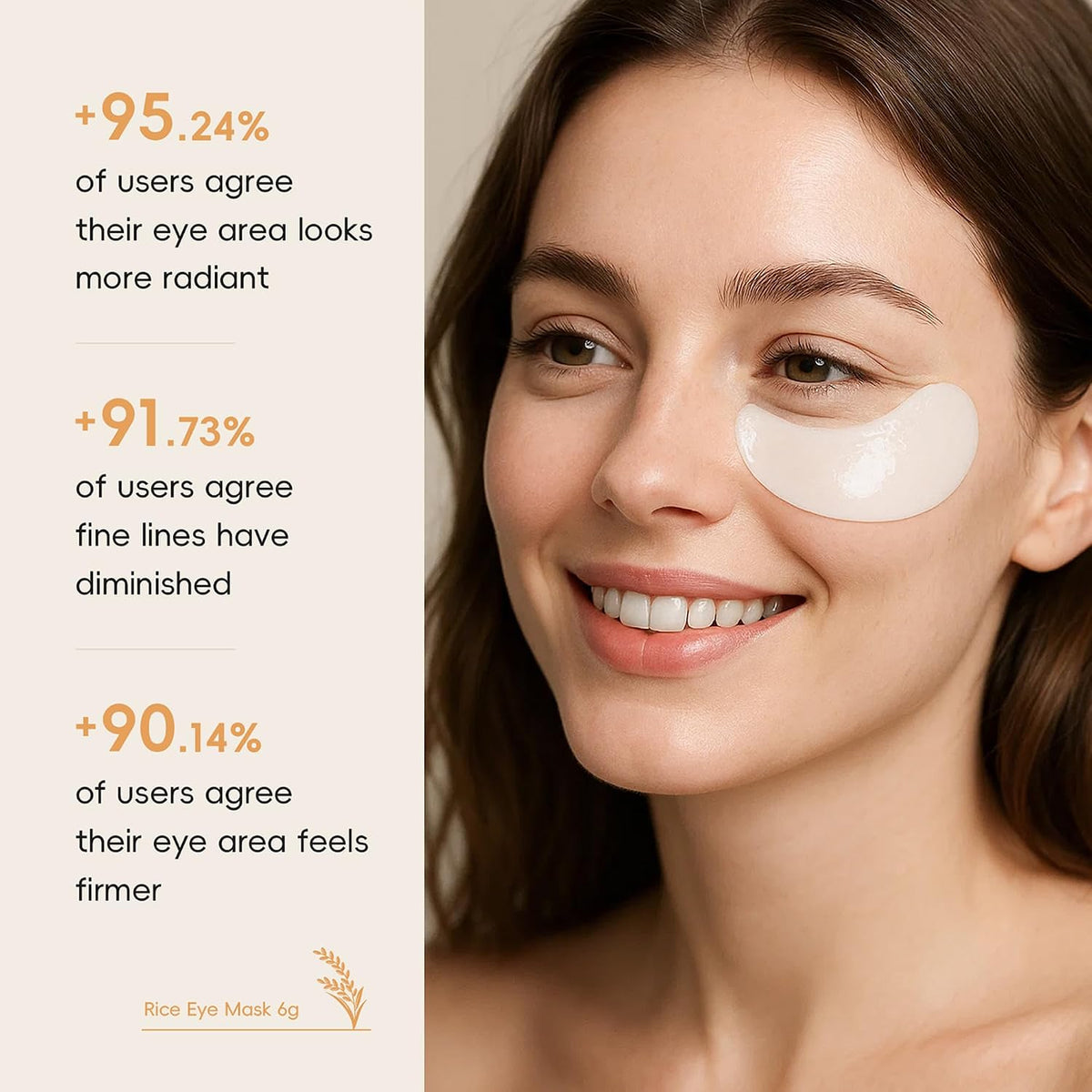 Rice Eye Mask under Eye Patches Collagen
