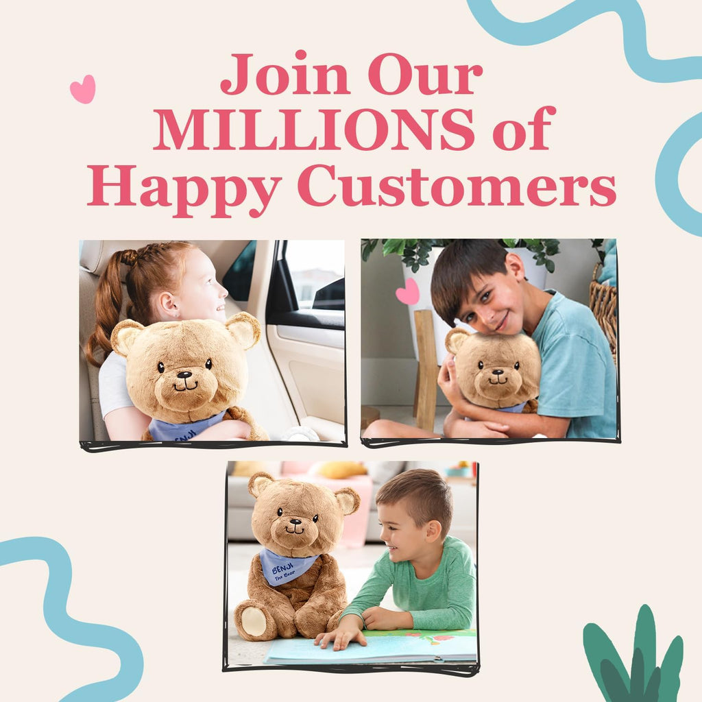 Weighted Calming Bear Plush for Kids - Anxiety & Sensory Comfort