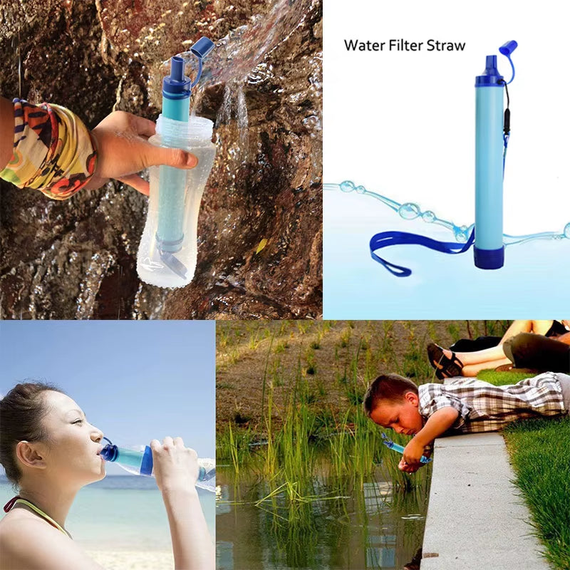 Outdoor Emergency Water Filter Straw - Portable Purifier