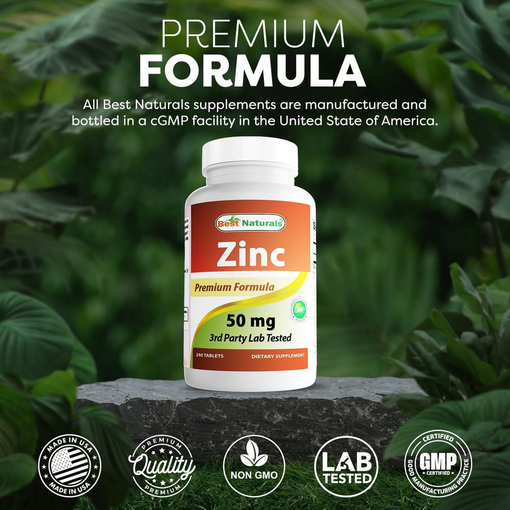 Zinc Gluconate 50Mg Immune Support Supplement
