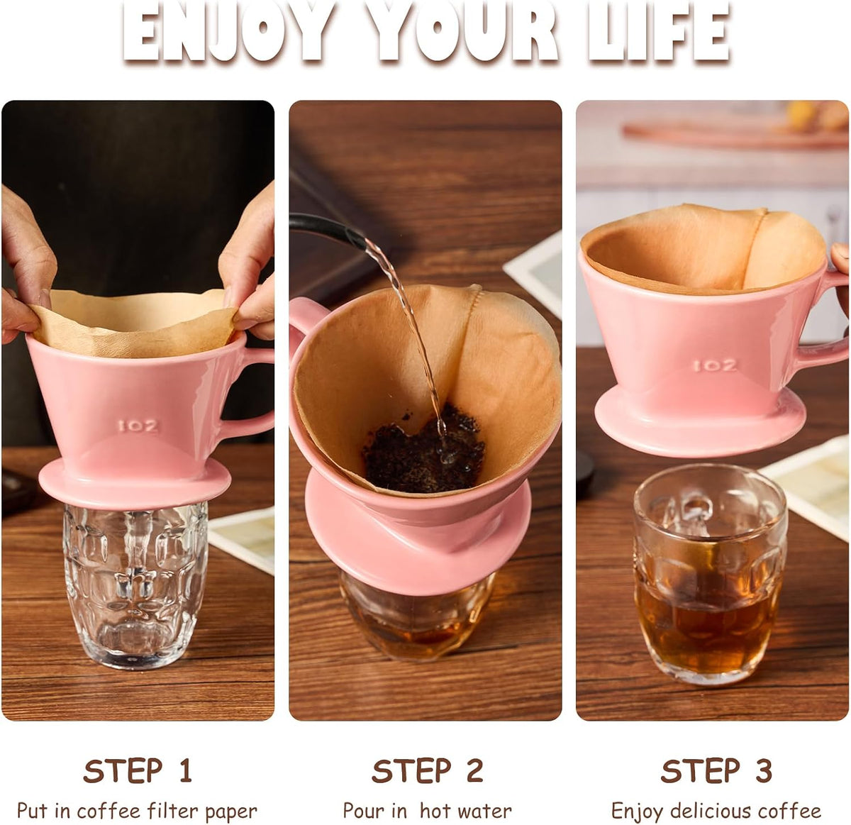 Ceramic Pour over Coffee Dripper
