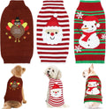 3 Pack Dog Holiday Sweaters