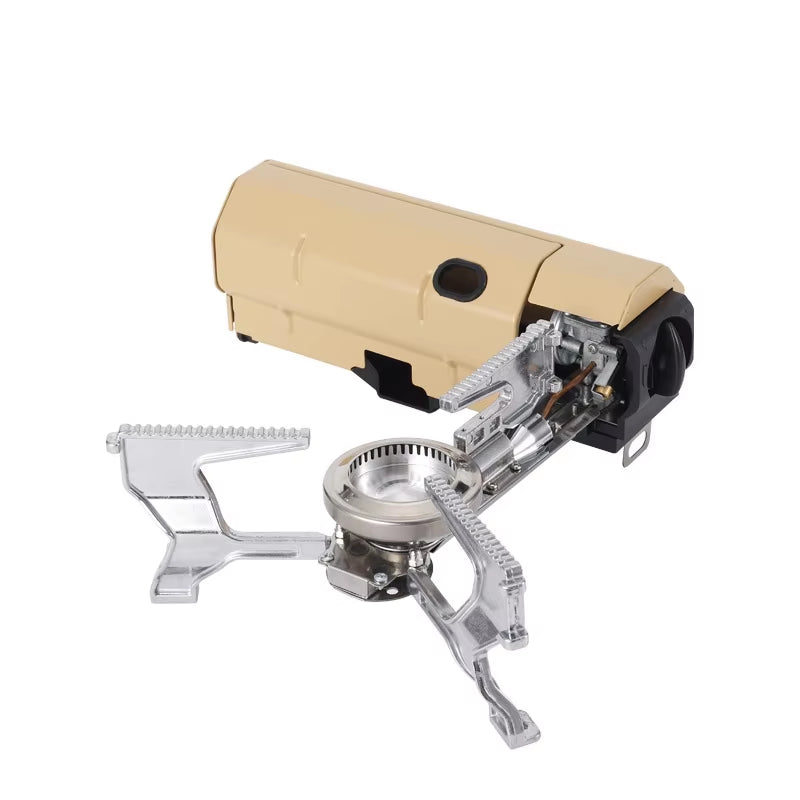 Camping Cassette Stove 2670W Portable Folding Gas Stove Outdoor Hiking BBQ Travel Cooking Grill Cooker Gas Burner Heating System