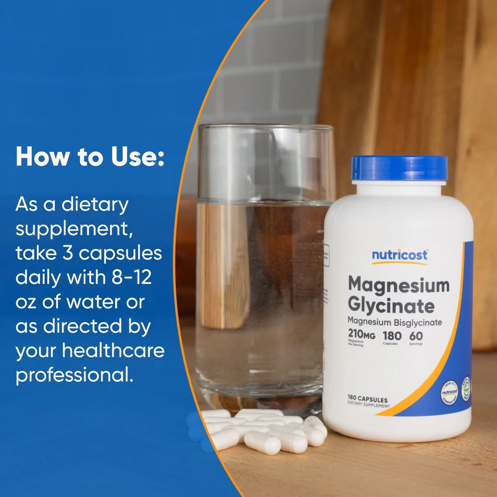 Magnesium Glycinate Capsules 210Mg