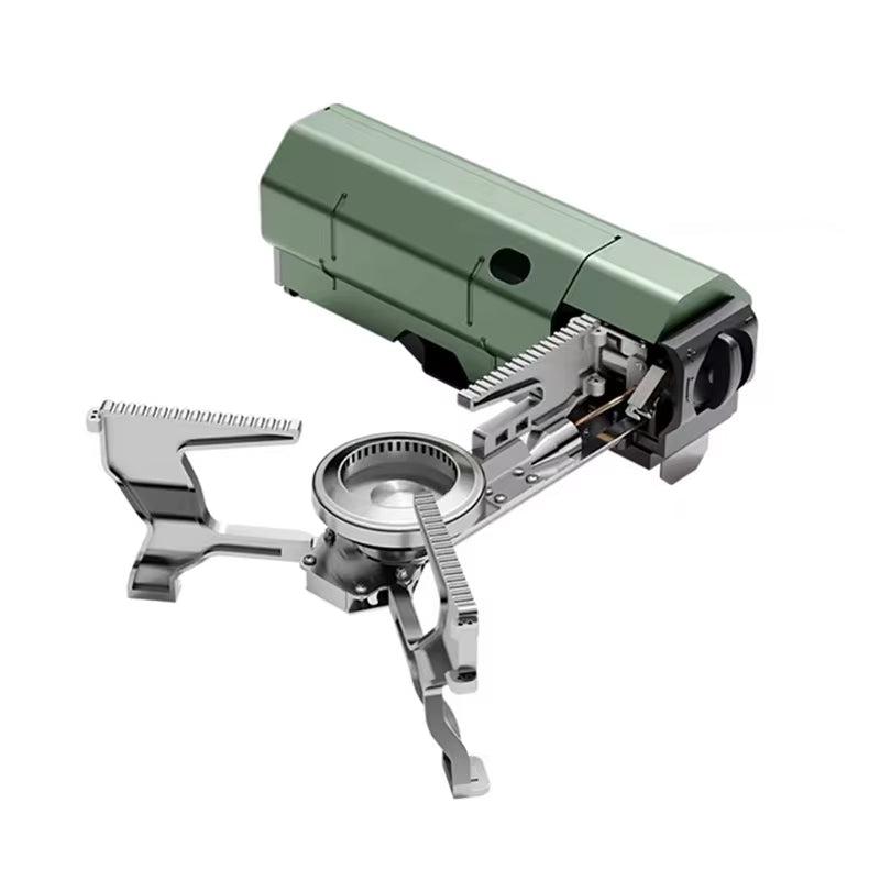 Camping Cassette Stove 2670W Portable Folding Gas Stove Outdoor Hiking BBQ Travel Cooking Grill Cooker Gas Burner Heating System