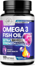 Omega 3 Fish Oil 2400Mg - Triple Strength EPA & DHA