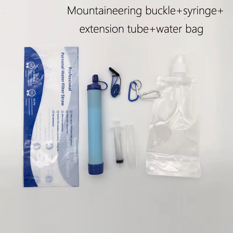 Outdoor Emergency Water Filter Straw - Portable Purifier