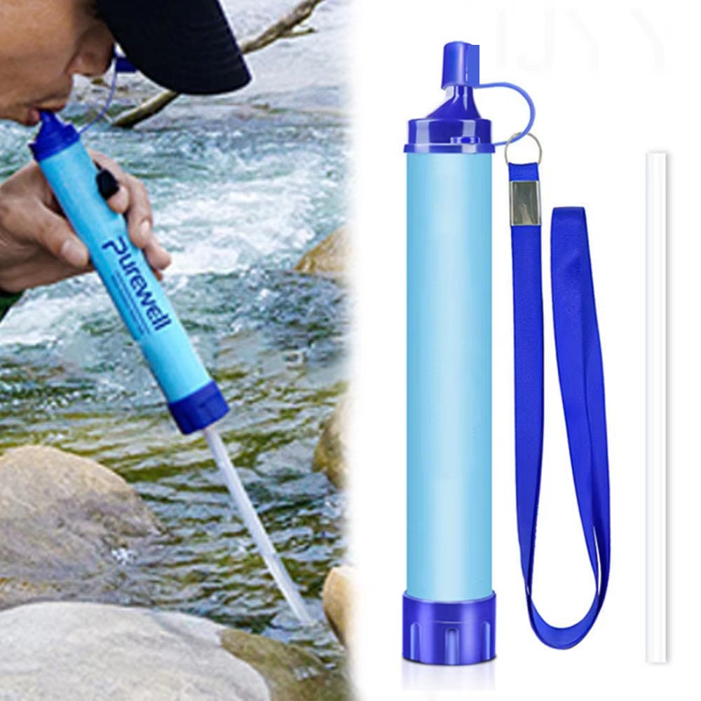 Outdoor Emergency Water Filter Straw - Portable Purifier
