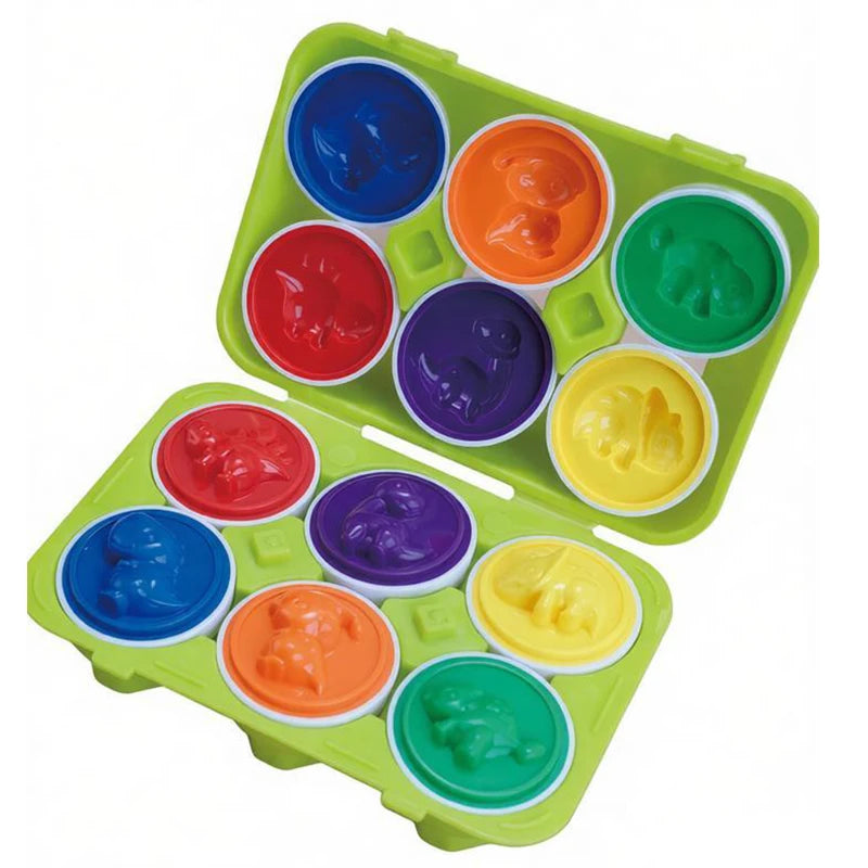 Montessori Educational Toys 1 2 3 Year Children Toy Easter Egg Baby Sensory Puzzle Smart Eggs Colors Shape Matching Sorter Games