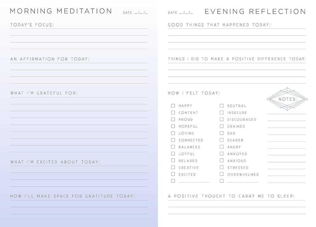 Gratitude: a Day and Night Reflection Journal