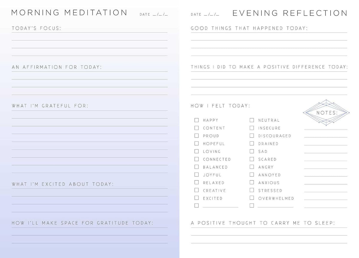 Gratitude: a Day and Night Reflection Journal