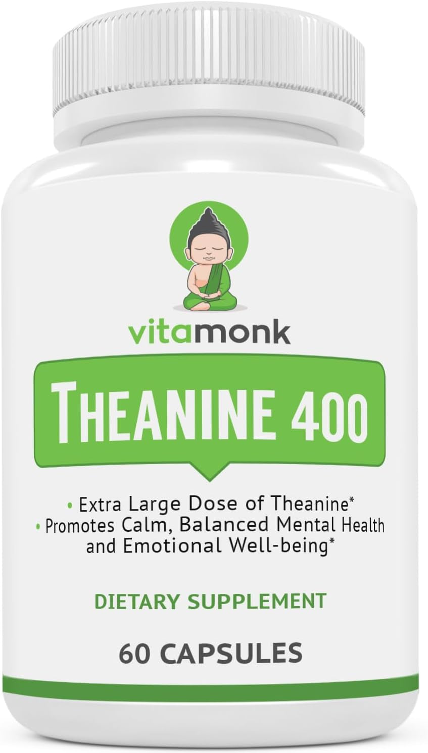 L-Theanine 400Mg Extra Strength Supplement