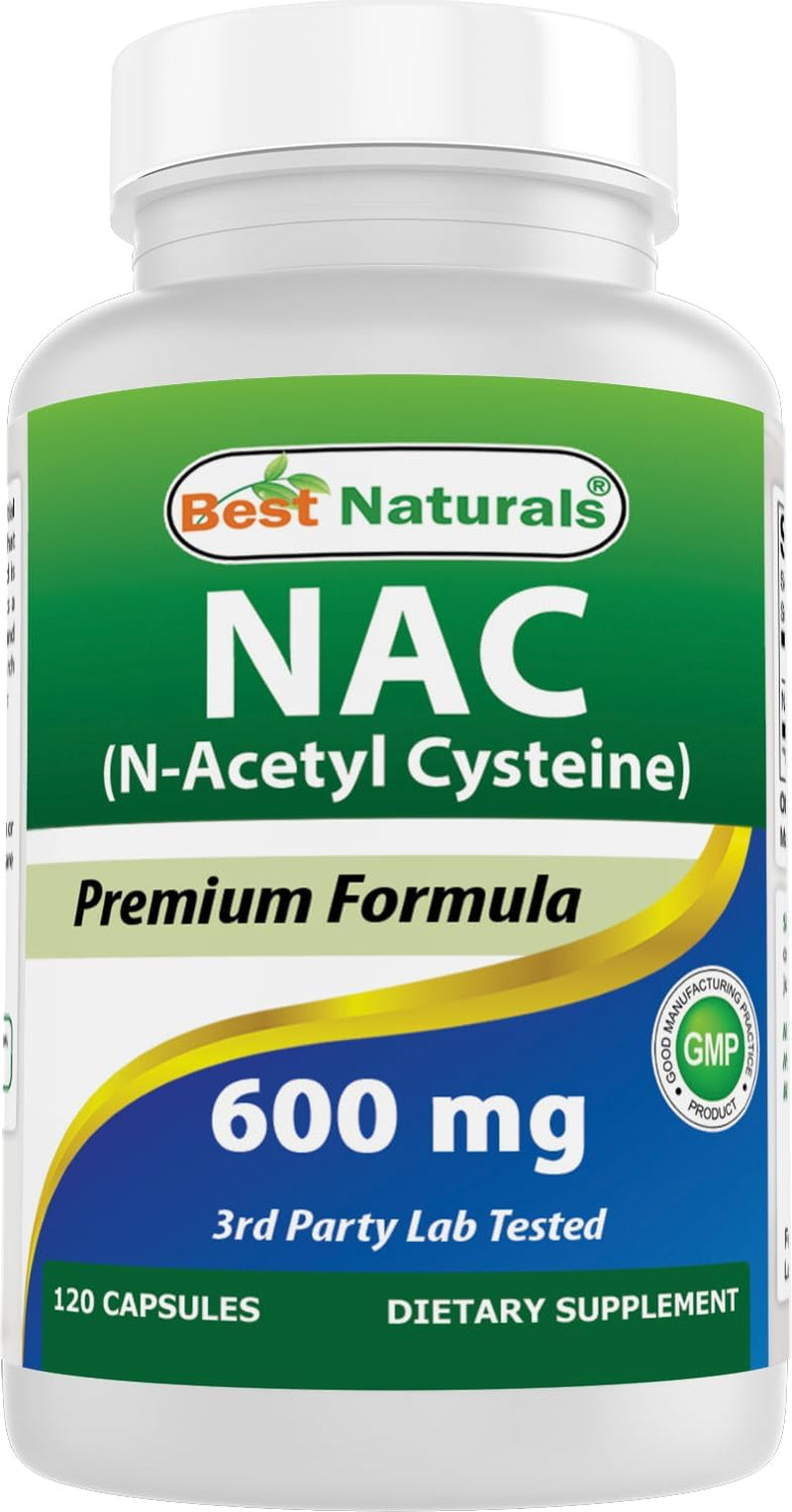 NAC N-Acetyl Cysteine 600Mg - Antioxidant Supplement