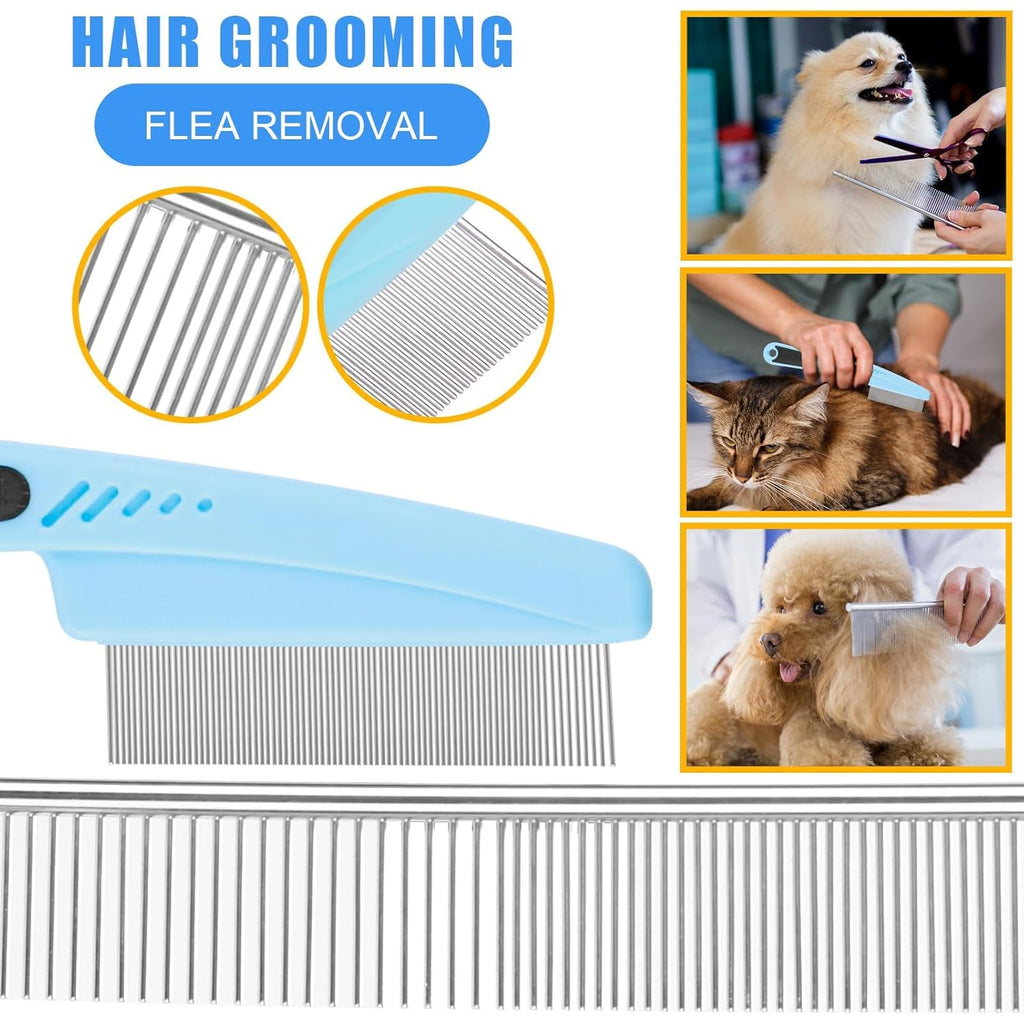 Dog Brush & Grooming Kit - 9-Piece Pet Grooming Set