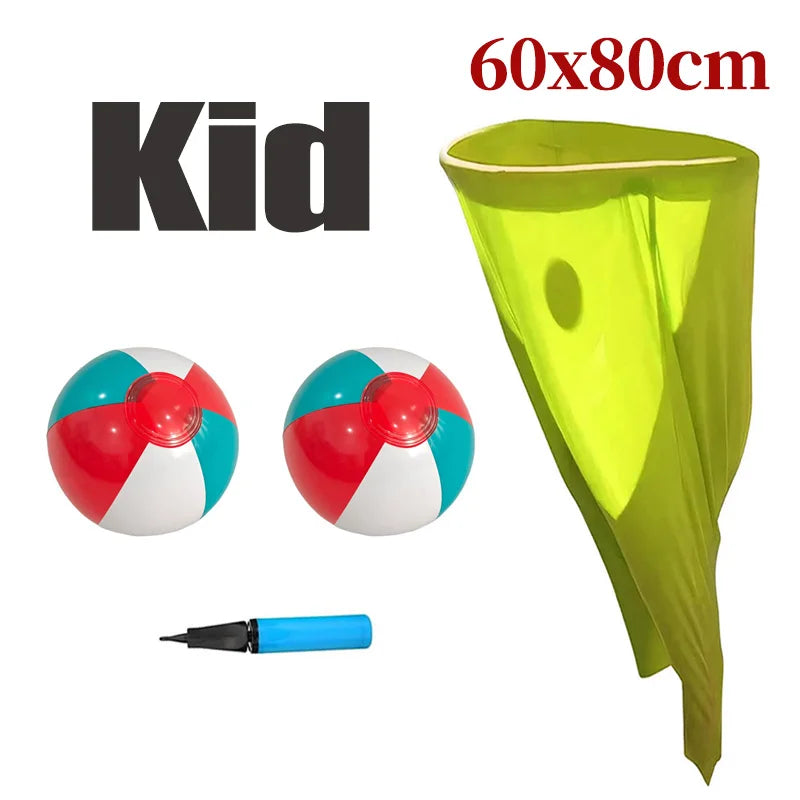 Granny Pants Yard Game Toy with Bouncy Ball Pump Fun Party Family Reunion Outdoor Props Tossing Sport Games for Adults Kids