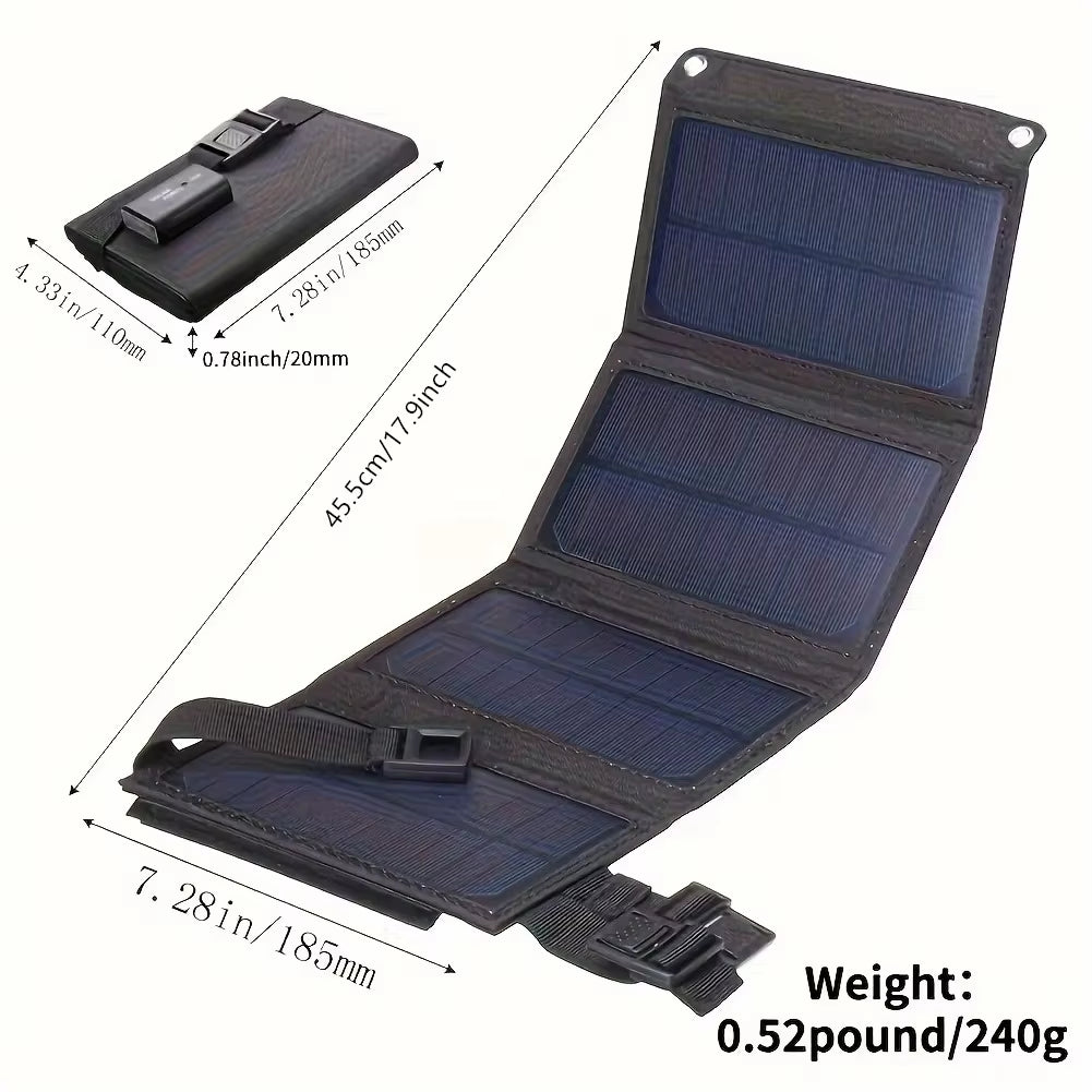 Portable Foldable Solar Panel Charger - Emergency Power