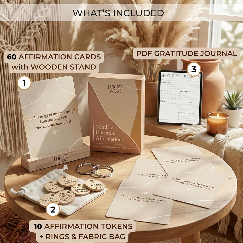 Mindful 60 Positive Affirmation Cards