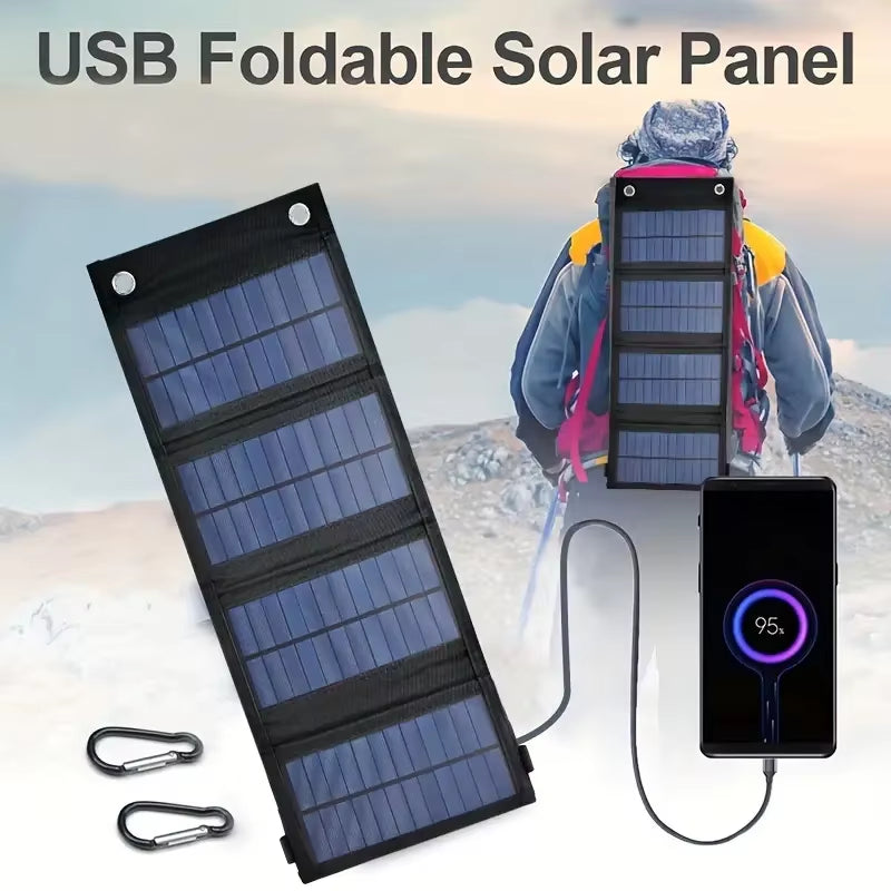 Portable Foldable Solar Panel Charger - Emergency Power