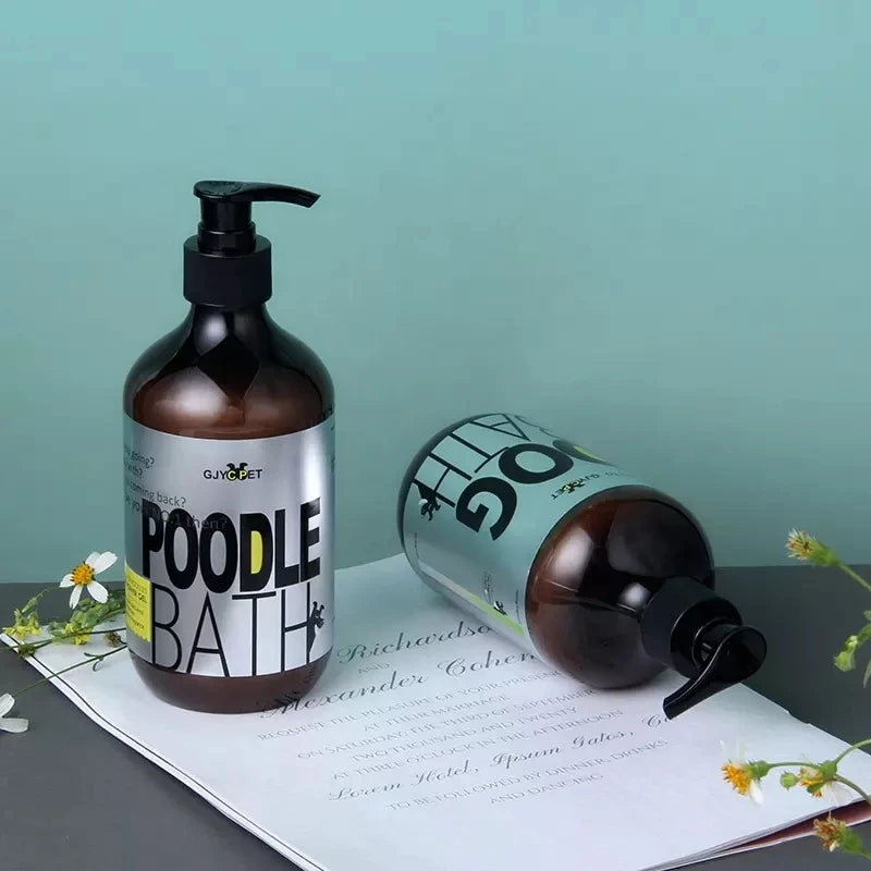 Pet Shampoo for Dogs Dry Skin Amp Itch Relief Anti-Flea Bath Wash Pet Shower anti Ticks Cats Hair Care Cleaning Shower Gel Soap