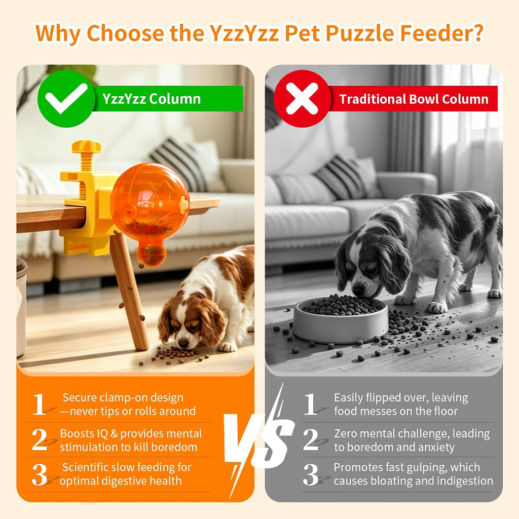 Interactive Dog Puzzle Toy - Treat Dispensing
