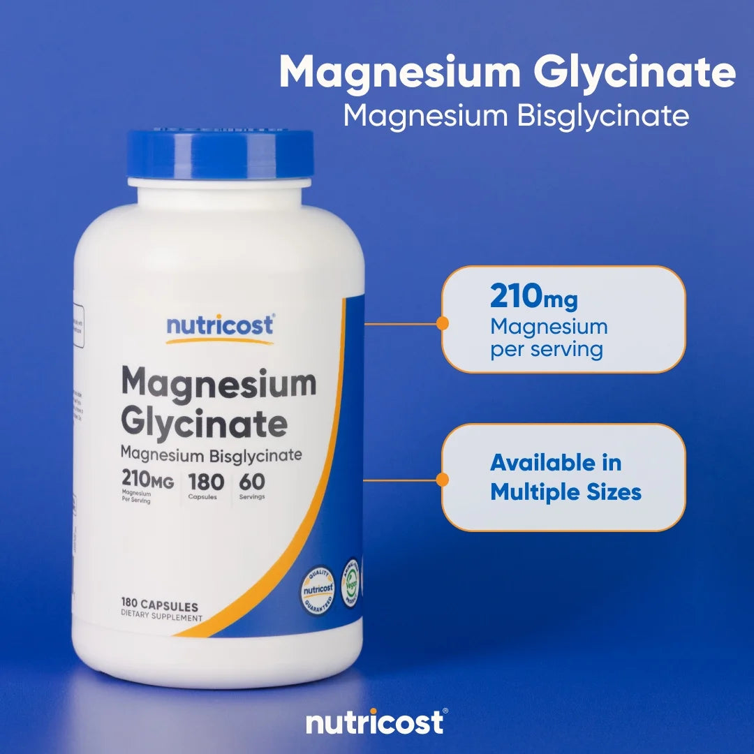 Magnesium Glycinate Capsules 210Mg