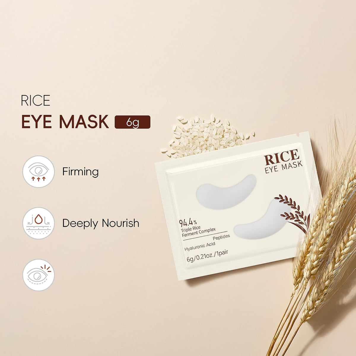 Rice Eye Mask under Eye Patches Collagen